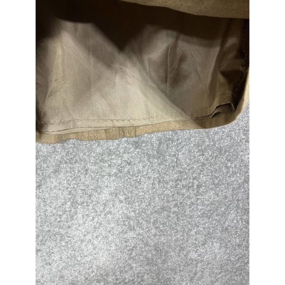 Pendleton Virgin Wool Skirt Womens Size 10 Petite Tan Brown Pockets Made‎ in USA - Picture 7 of 9